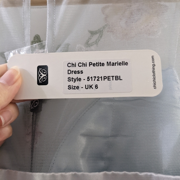 Chi Chi London Petite Maxi Tulle Dress UK 6P BNWT - Picture 8 of 8